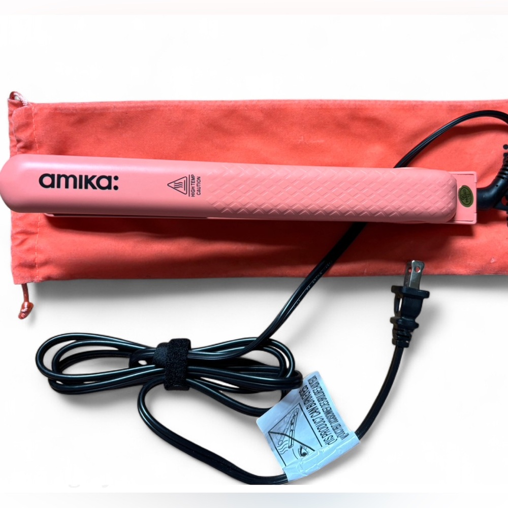 NEW Amika Pink Hair Straightener